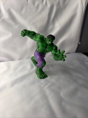 Green Hulk Action Figure with Purple Shorts - Kids Toys
